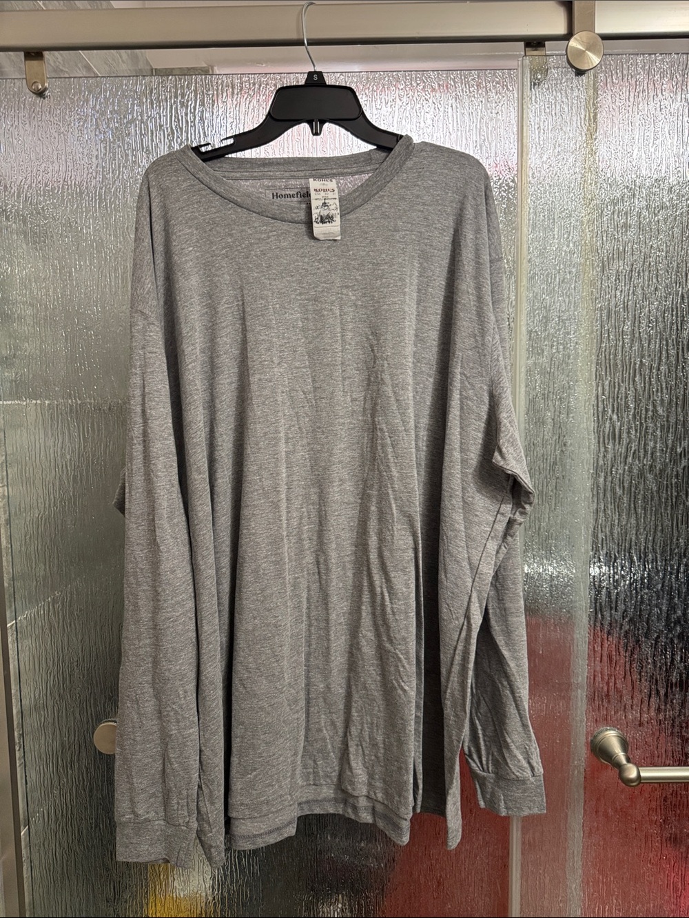 Men's Gray Long-Sleeve Tshirt